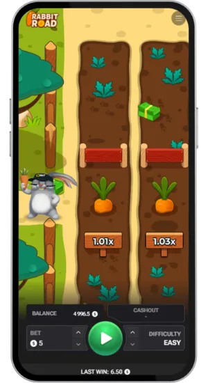 Rabbit Road easy start with low multipliers