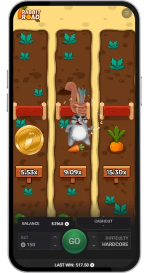 Rabbit crash in hardcore mode at 9.09x